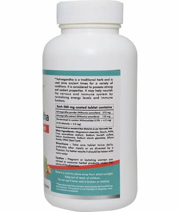 Way2Herbal Ashwagandha Tablet 120 no.s Pack Of 1