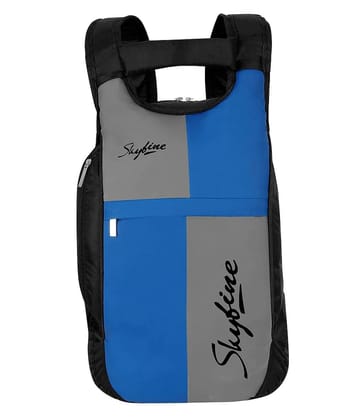 SVB BAG 25 Ltrs Faux Leather Backpack *For Men & Women ( Blue ) - Blue