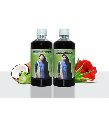 ADIVASI AYURVEDIC BHRINGAMALAKA HAIR OIL 250 mL Pack of 2