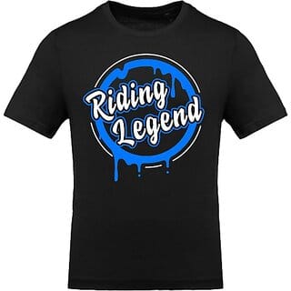 FastB Men Printed Round Neck Black T-Shirt