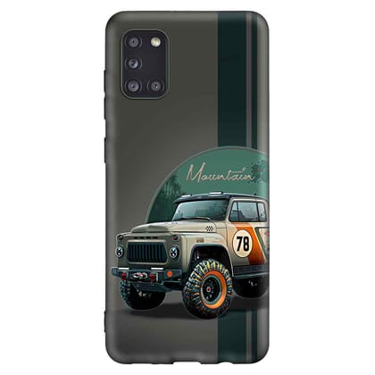 Funny Face Art 2 Samsung A31 Premium Embossed Mobile cover