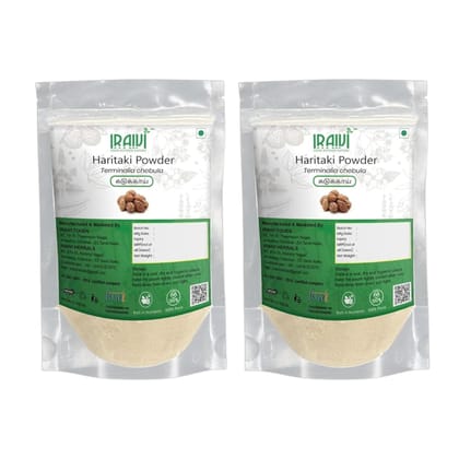 IRAIVI Premium Haritaki Powder 200g | Kadukkai | Harad | 100% Pure & Natural Superfood for Digestive Health, Detox & Gut Wellness | Daily Immunity & Cleansing Support