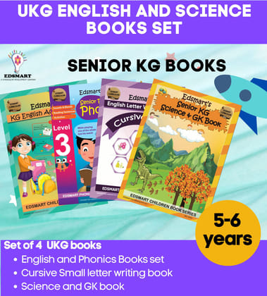 3 Senior English Book ( Activity Book, Phonics Level 3, Alphabet Book Writing) [Paperback] [Jan 01, 2019] EDSMART EDU SERVICES PRIVATE LIMITED and EDSMART EDU SERVICES PVT LTD