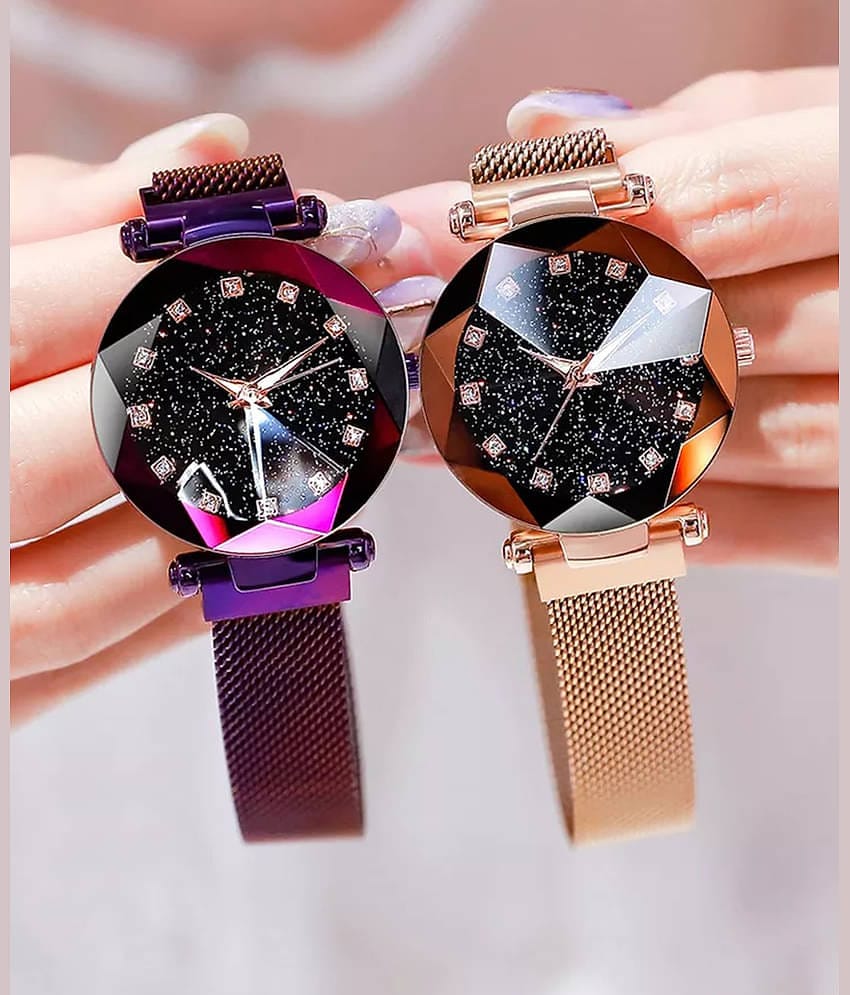 Trex Gold Metal Analog Womens Watch