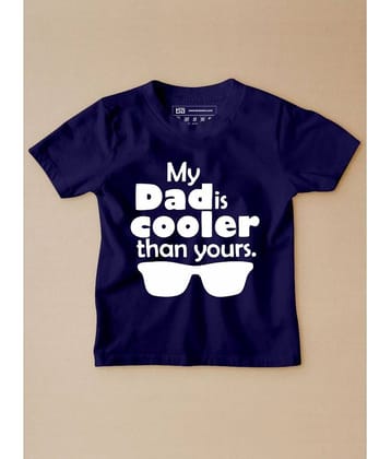 Be Awara Pack of 1 Unisex for Baby Cotton T-Shirt ( Navy )