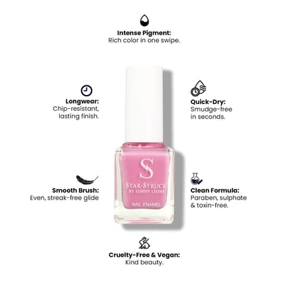 StarStruck by Sunny Leone - Tease - Glossy Nail Polish | Mirror-Like Shine & Longwear Color | Quick Dry Formula StarStruck by Sunny Leone - Tease - Glossy Nail Polish | Mirror-Like Shine & Longwear Color | Quick Dry Formula