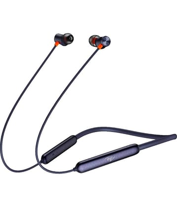 itel In-the-ear Bluetooth Headset with Upto 30h Talktime Noise Cancellation - Blue