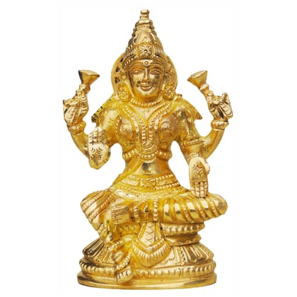 Brass Showpiece Laxmi Ji Statue (BSMAS224)