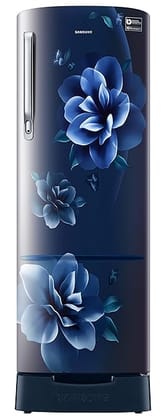Samsung 246L 3 Star Inverter Direct-Cool Single Door Refrigerator Appliance (RR26C3893CU/HL,Camellia Blue) Base Stand Drawer 2023 Model