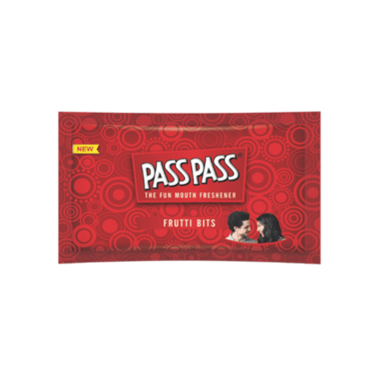Pass Pass Sachet || Frutti Bits || Pack of 56 || 3 Grams Each