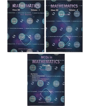 Mathematics for Class 12 RD Sharma (Set of 3 BOOKS) -2025-26