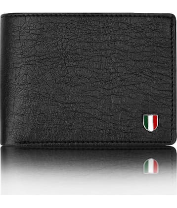 GIOVANNY - Black Faux Leather Men's Regular Wallet ( Pack of 1 )
