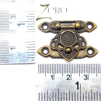 Brand Zero Vintage Metal Charms - Lock Design 3 - Pack of 2 Pcs - 36mm*25mm*6mm