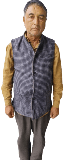 Waist Coat Double Gray 40 Inches