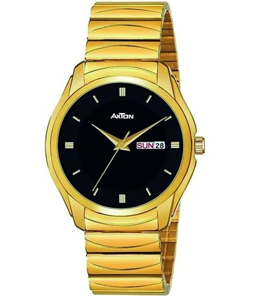 Axton Gold Stainless Steel Analog Men's Watch
