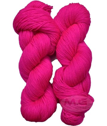 Represents Oswal  3 Ply Knitting  Yarn Wool,  Magenta 200 gm