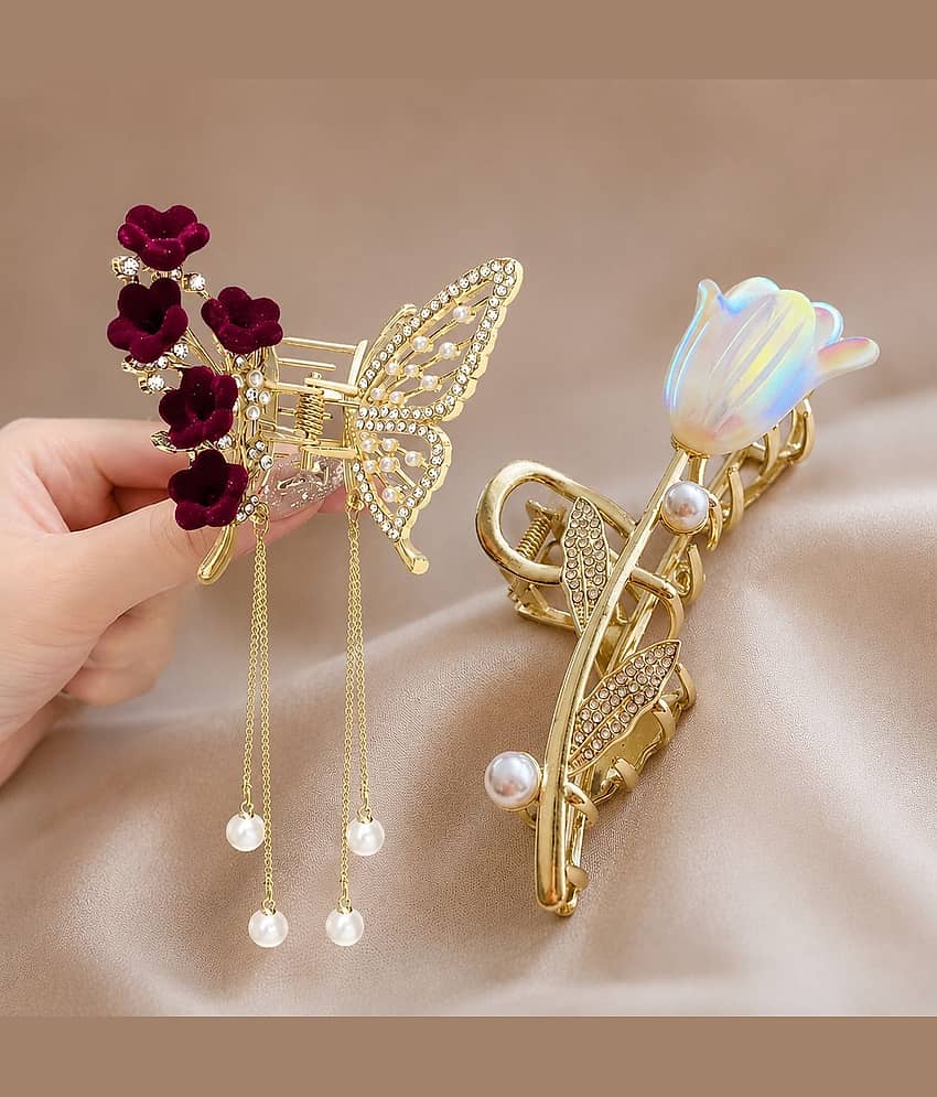Blubby Multi Hair Claw ( Pack of 2 )