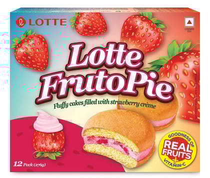 Lotte Fruito Pie -138g (Pack of 6)