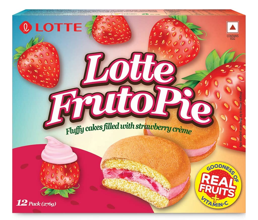 Lotte Fruito Pie -138g (Pack of 6)