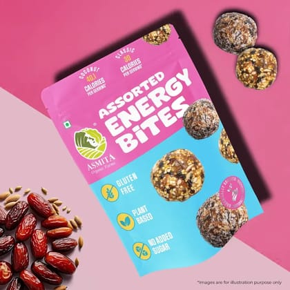 Date Bites | Assorted Energy Bites-150 gm