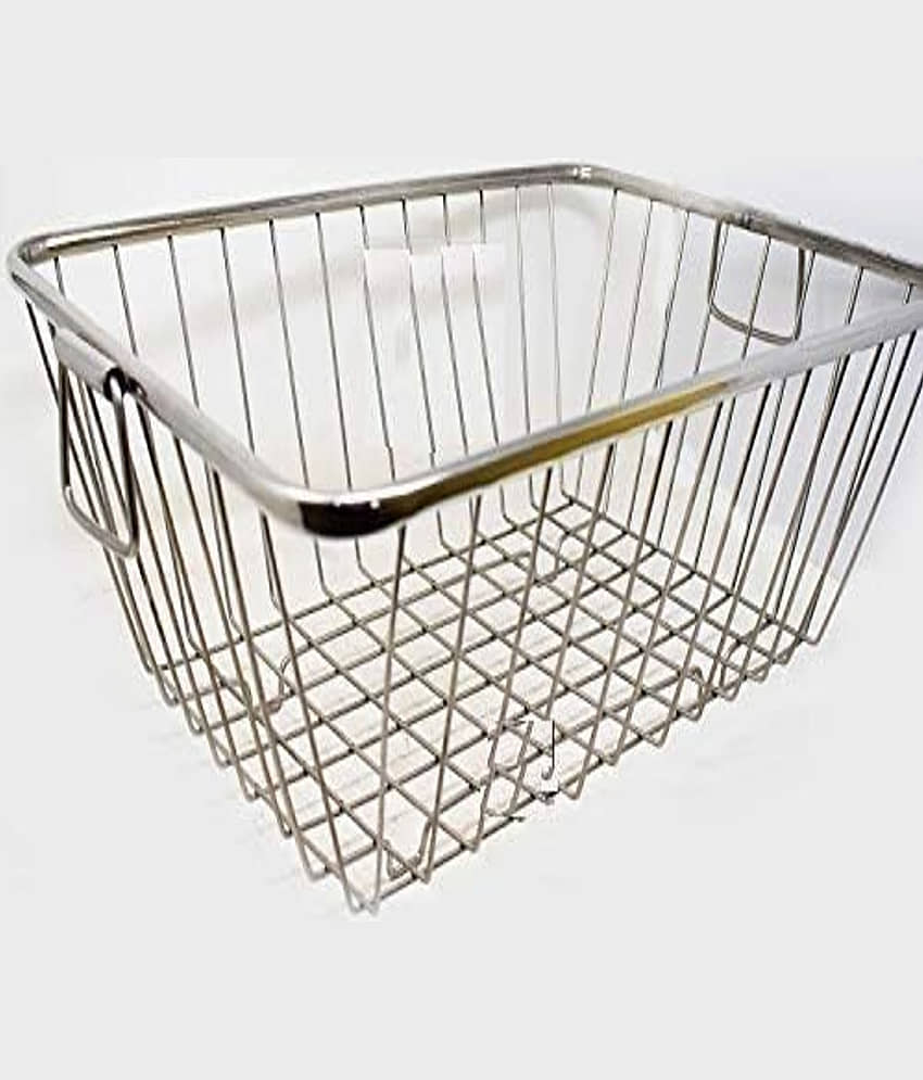 ZYBIL Silver Steel Dish Drainers ( Pack of 1 )