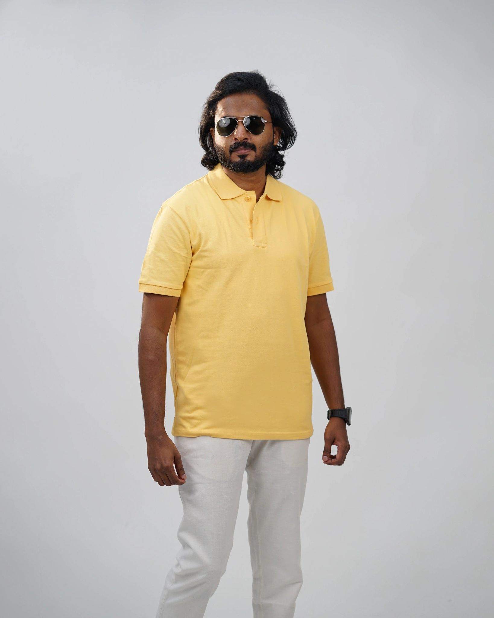 Yellow Polo Tee