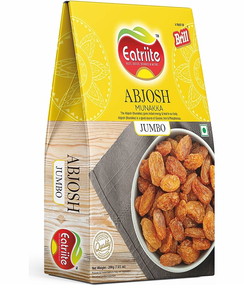 Eatriite Jumbo Abjosh Munakka (Black Grape Raisins) (200 g)