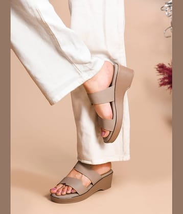 JM Looks Black Women's Slip On Heels