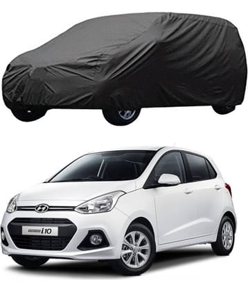 Autoretail Grey Color Car Cover Polyster For Hyundai Grand I10
