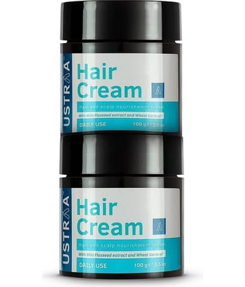 Ustraa Hair Cream for Men - Daily Use - 100g Each (Pack of 2)