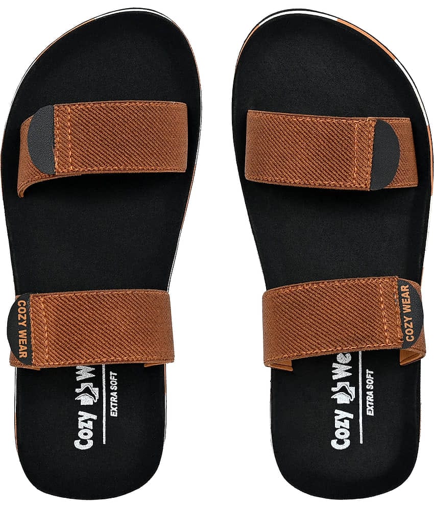 Cozy Wear Tan Men's Thong Flip Flop