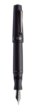 Maiora Aventus Lapillo Black Ruthenium Fountain Pen-M