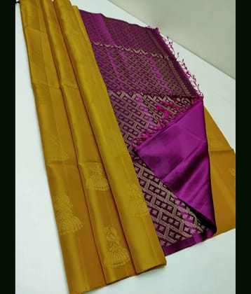 fab woven Art Silk Woven Kanjeevaram Sarees With Unstitched Blouse Piece ( Green )
