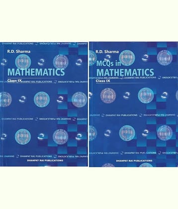 Mathematics for Class 9 | CBSE by R.D. Sharma for 2024-25/Ed. | With MCQs Book Set of 2 Books | Paperback Paperback