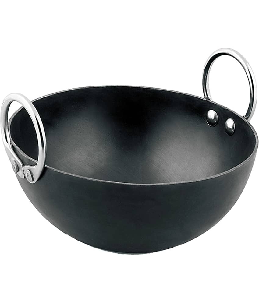 Veer - Iron Non coated Deep Kadhai 2 mm ( 1 ) L