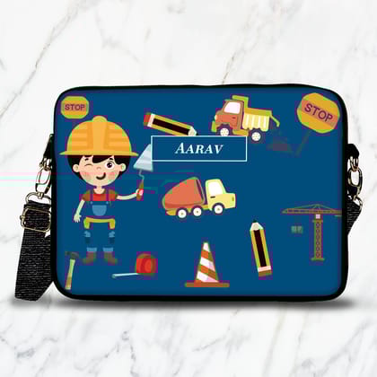 Little Builder Kids Laptop Bag-Dodger Navy / 15.5"
