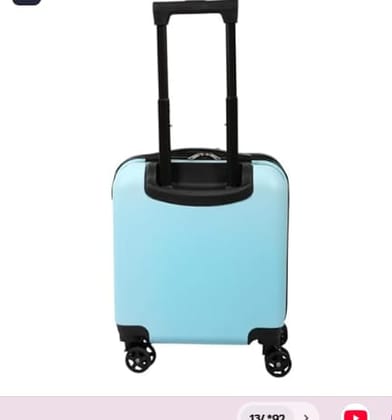 Dino Kids' Rolling Suitcase with Telescoping Handleassorted colour