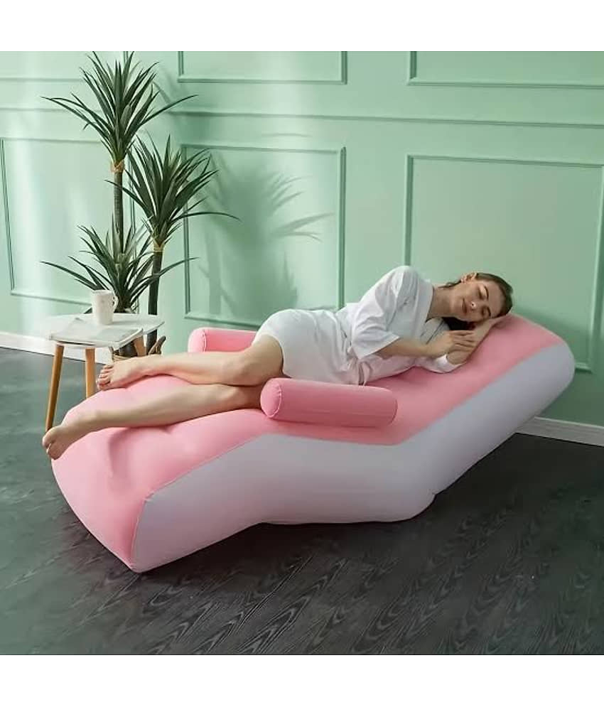 QitmirMKT Big Sofa with Electric Pump (Mix Color) 1 Seater Faux Leather Sofa Cover ( Pack of 1 )