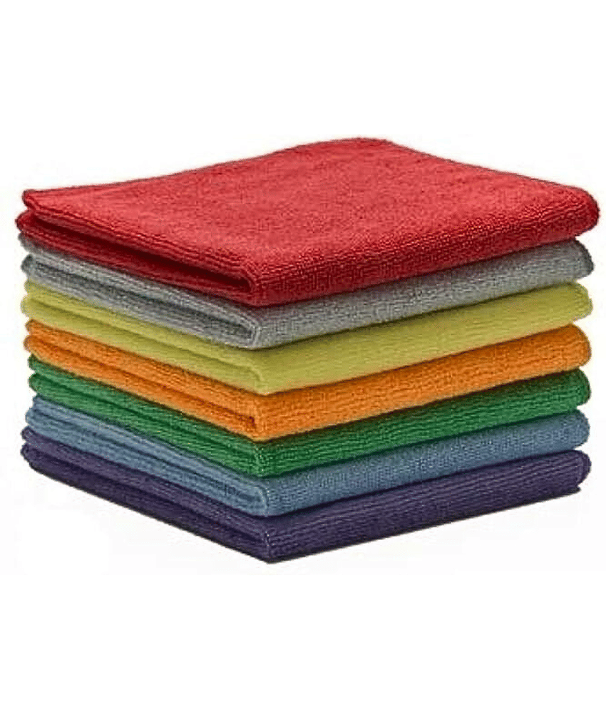 Samarth Microfibre Window Cleaning Kitchen Towel ( Pack of 7 )