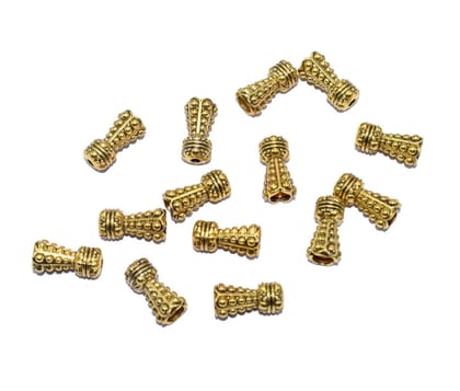 Metal Oxidize Beadcap Gold Smooth Finish For Jewelry Making (15X7 MM) , CAP-038-Per Packet of Approx 30 Pcs / 15X7 MM / Gold