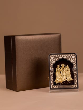 24K GOLD LEAF Ram Darbar Frame-Yellow / 6.5×8.5cms / 24K GOLD