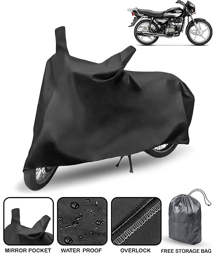 CARNEST Bike Body Cover for Hero Splendor Plus ( Pack of 1 ) , Black