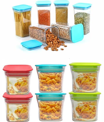 Analog Kitchenware Dal, Pasta, Grocery Plastic Food Container Set of 12 1100 mL