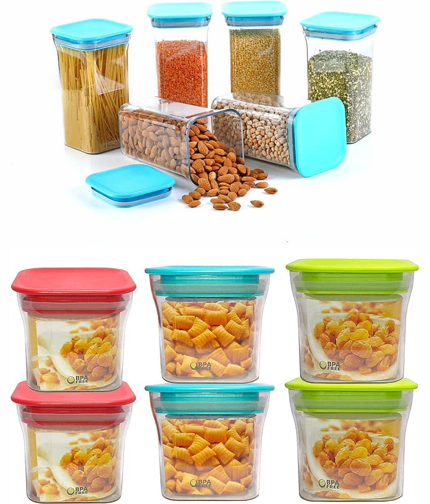 Analog Kitchenware Dal, Pasta, Grocery Plastic Food Container Set of 12 1100 mL