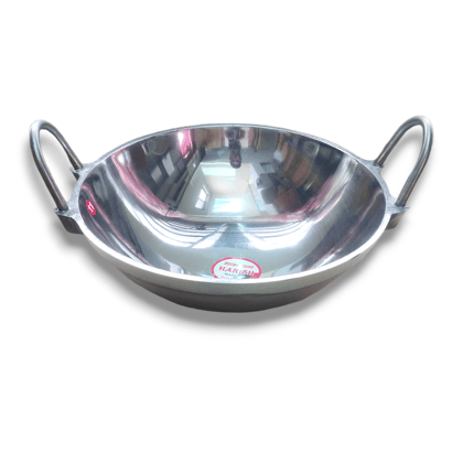 INDOLIUM / ALUMINIUM ALLOY MADE - frying, daily COOKING VESSEL