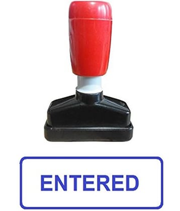 Dey 's Stationery Store Entered Pre-Inked Rubber Stamp Office Stationary Message - Entered ( Pack of 1 ) :