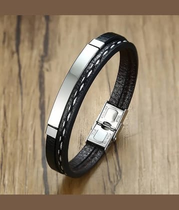 FASHION FRILL Silver Bracelet ( Pack of 1 )