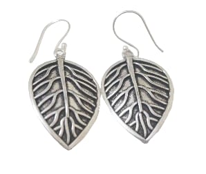 Elegant Spiral Brass Earrings - Hand Polished & Silver Plated, Lead & Nickel Free for Sensitive Ears