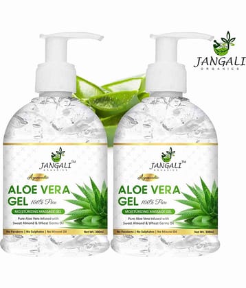 PURE JANGALI ORGANICS Aloe Vera Gel - Moisturize Skin & Younger Looking 600ML