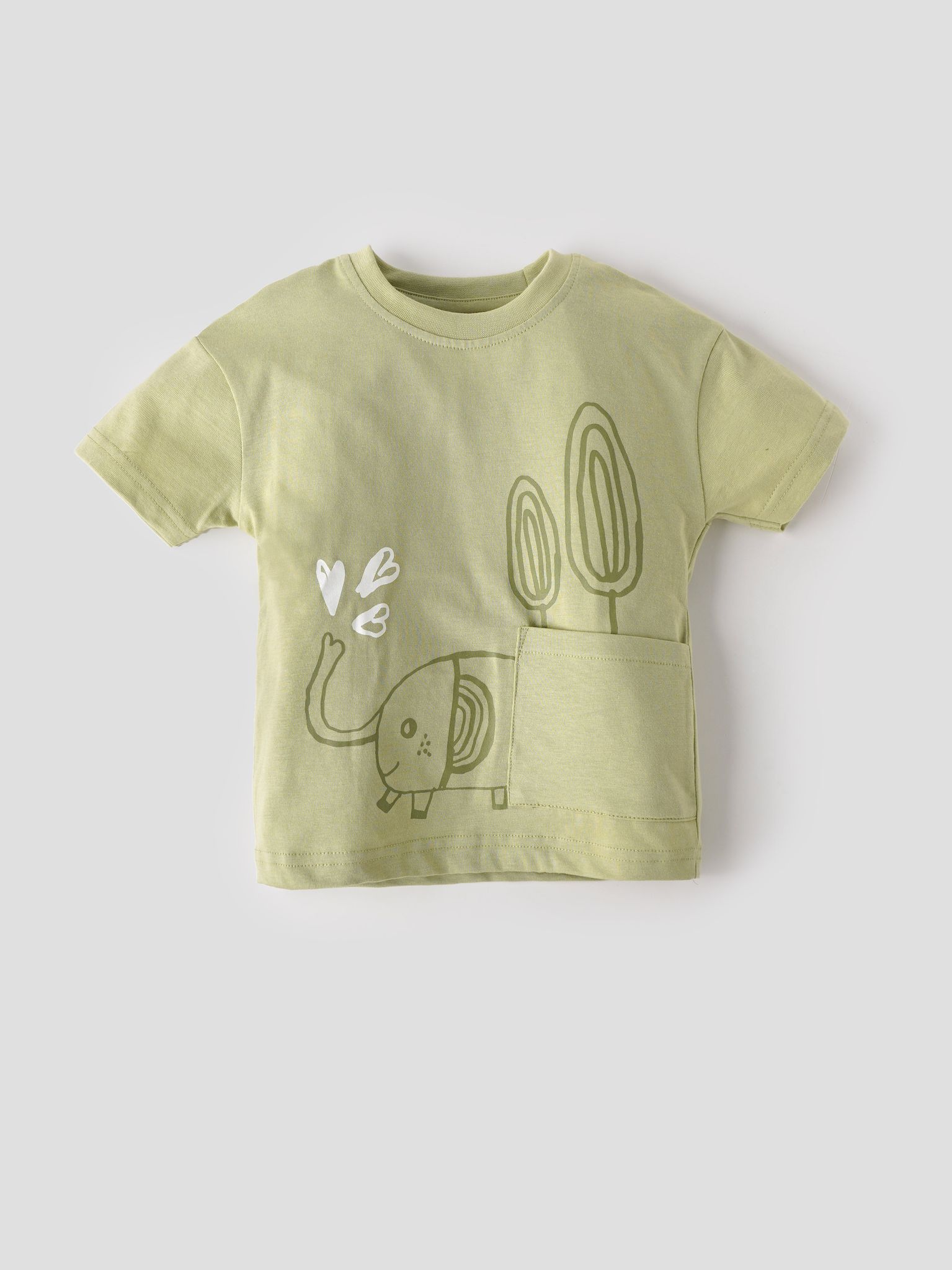 Popees Half Sleeve Comfy Printed T Shirt (1-8 Years) for Boys-1-2 YEAR